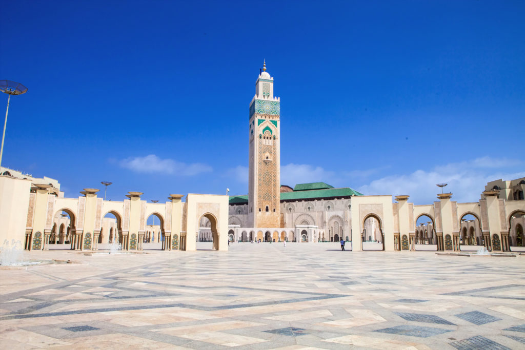 the beautiful mosque Hassan second, Casablanca, Morocco